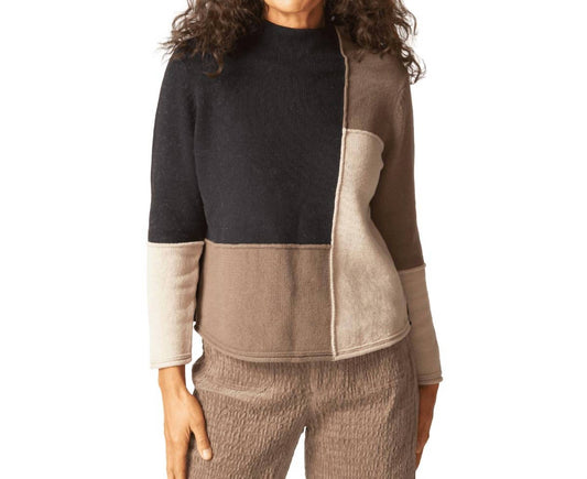 Habitat - Contrast Colorblock Soft Knit Sweater