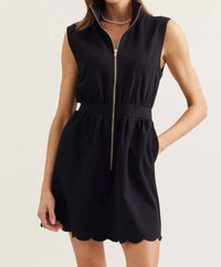 Entro - On The Go Scalloped Dress