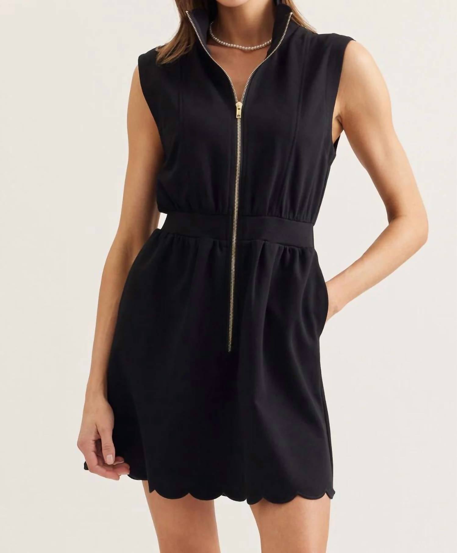Entro - On The Go Scalloped Dress