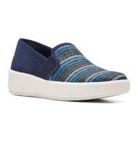 Clarks Women's Layton Petal Sneaker in navy interest - women's sneaker