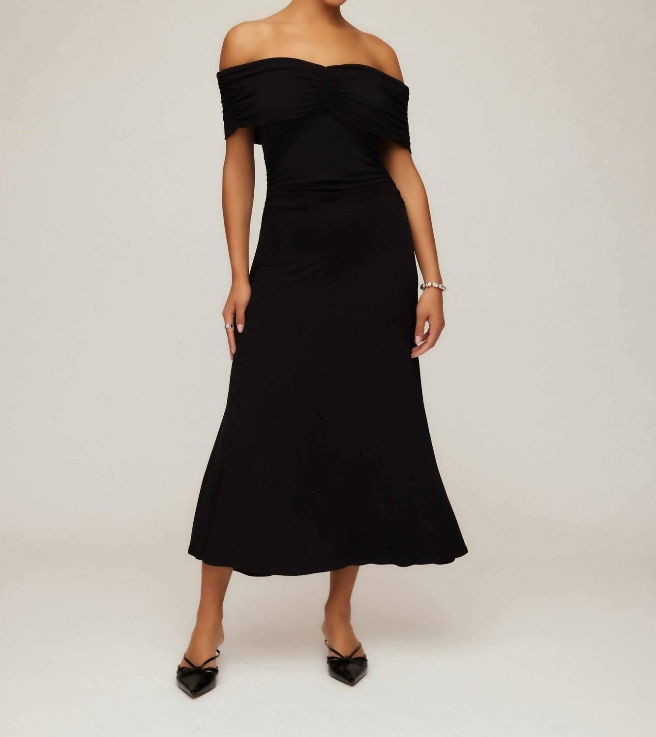 Fifteen Twenty - Ella Off The Shoulder Midi Dress