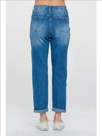 I&M Jeans - High Rise Roll Up Boyfriend Jeans