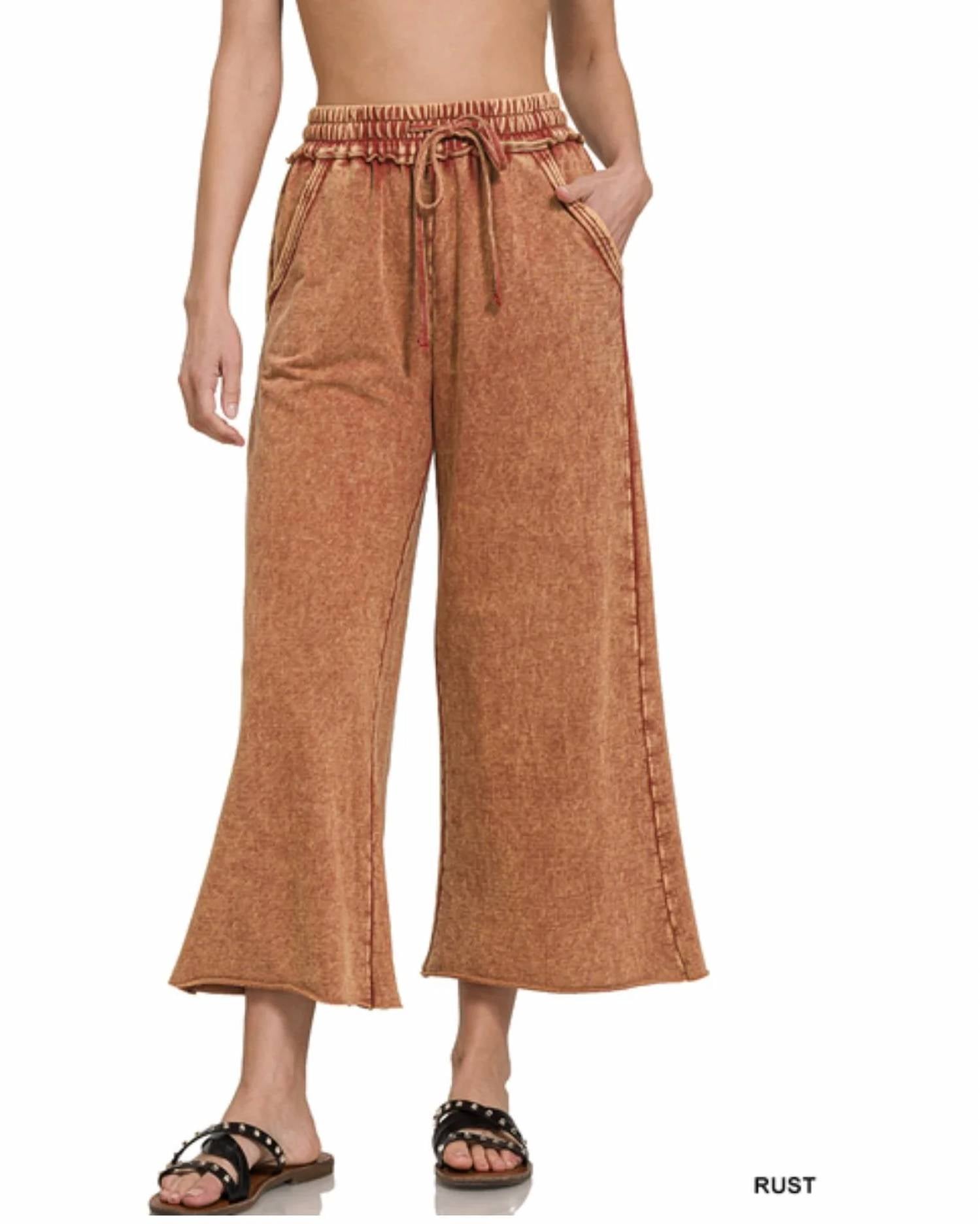Zenana - About Those Palazzo Pants