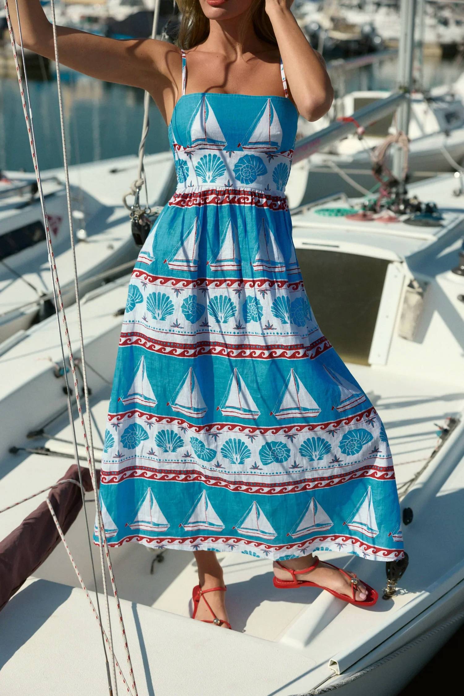 Olivia By Livro - Lillian Linen Midi Dress