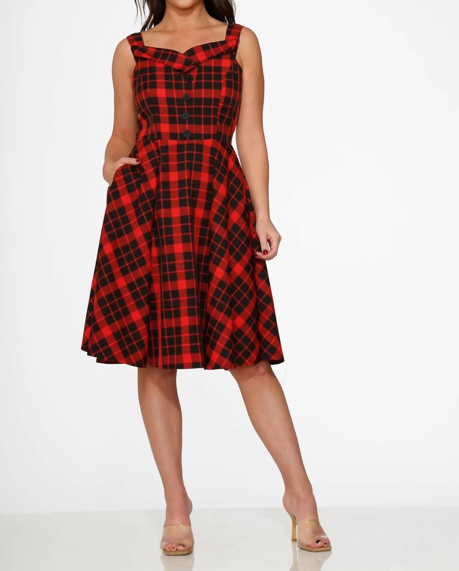 Orchid Bloom - Midi Sleeveless Swing Dress