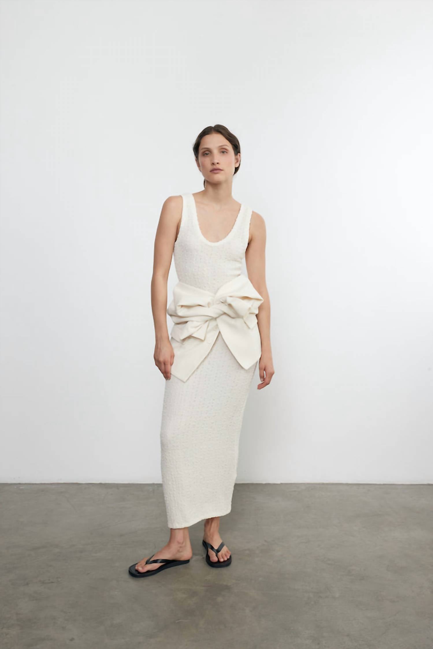 Enza Costa - Puckered Tank Maxi Dress
