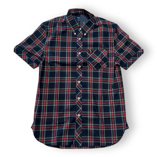 Fred Perry - Men's Made In England Short Sleeve Tartan Shirt