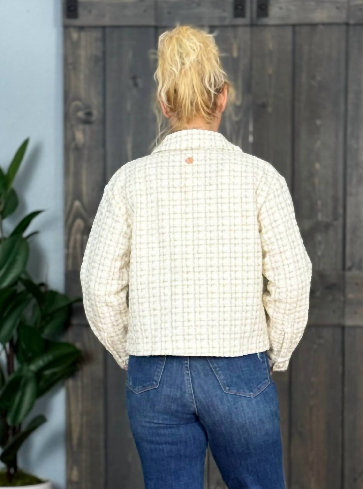 Simply Southern - Ladies Who Lunch Jacket With Pearl Buttons
