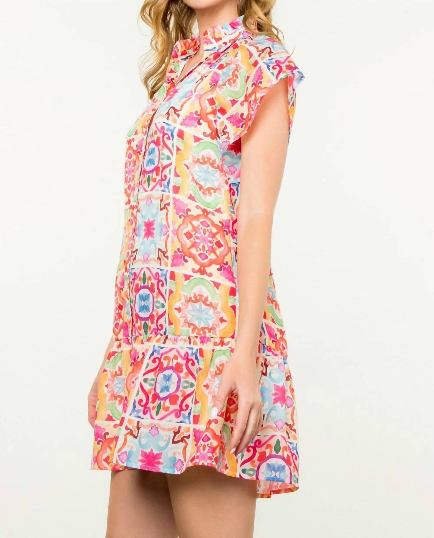 Thml - Women's Print Button Up Dress