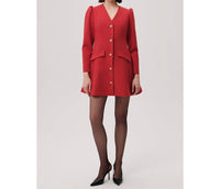 Exquise - Trend V-neck Mini Dress