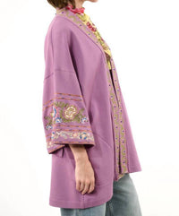 Aratta - Embellished French Terry Kimono