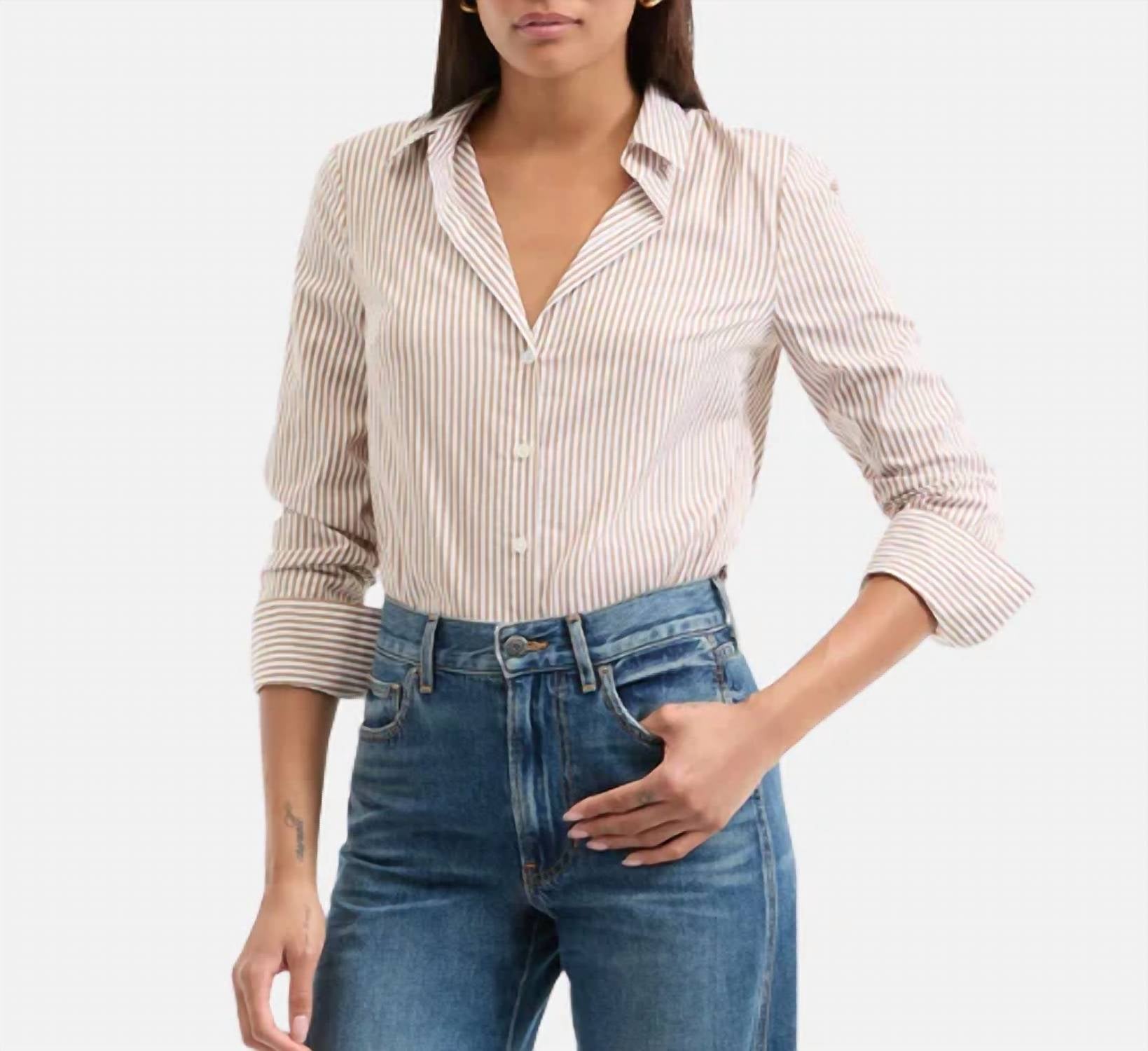 Veronica Beard - AMELIA STRIPE SHIRT