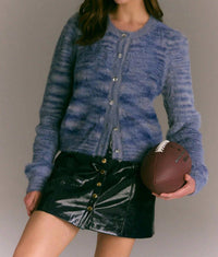 ALLISON NEW YORK Sloan Cardigan in blue space dye - women's cardigan - view 4