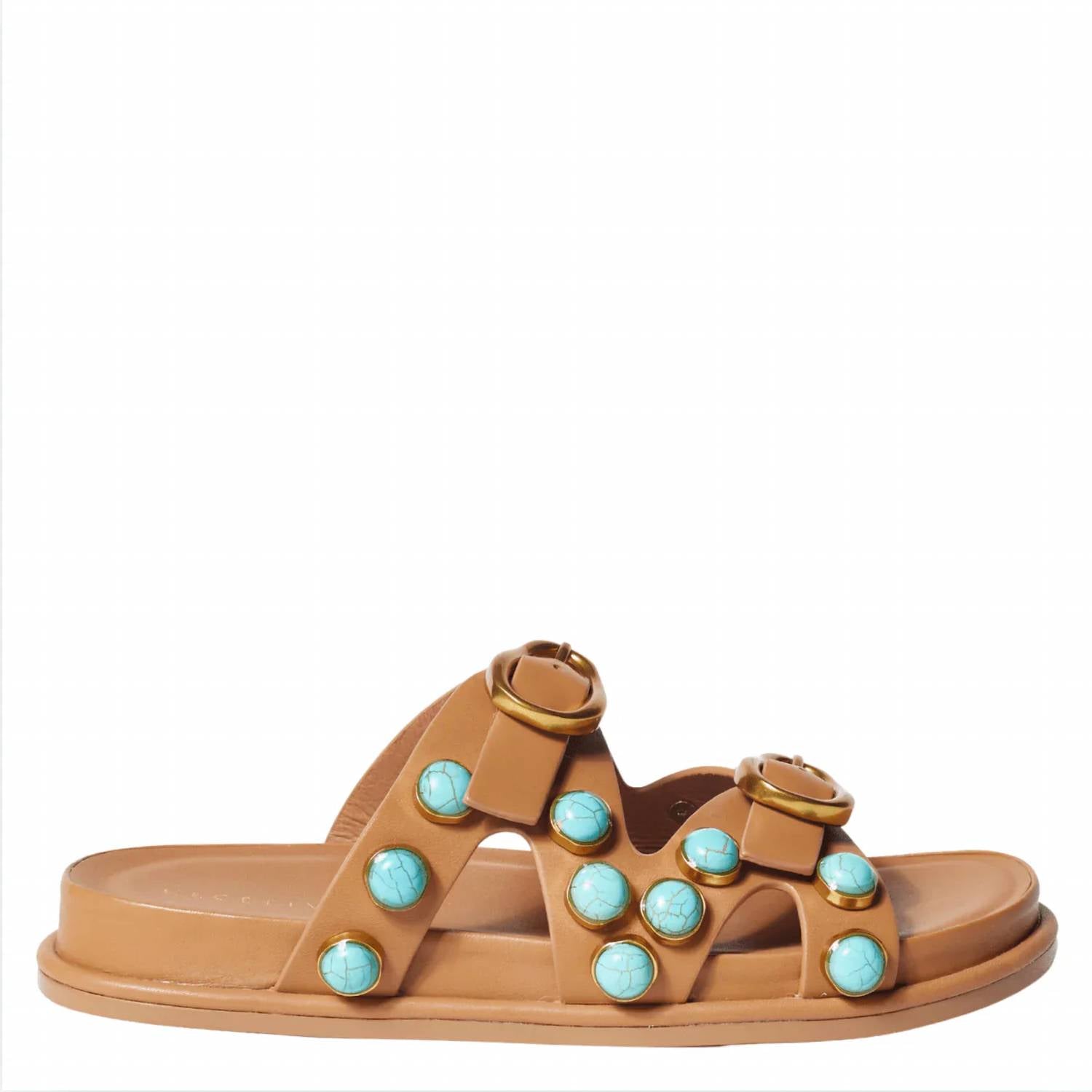 Cecelia New York - Women's Enamel Studded Slide