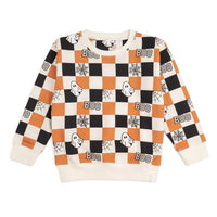 Sweet Wink - Boo Checkered Sweatshirt