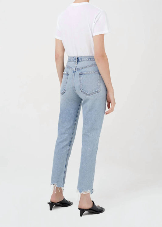 Agolde - Riley High Rise Straight Jeans