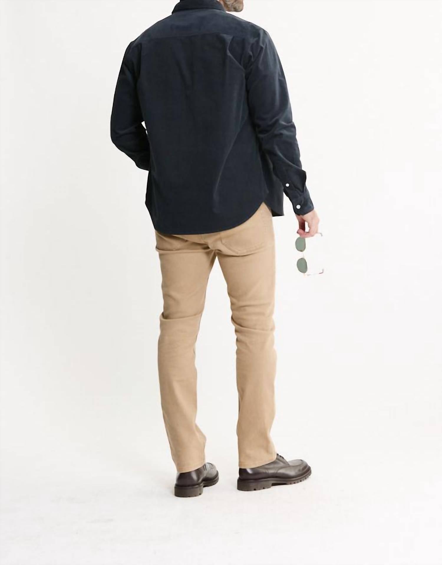 Jachs New York - Long Sleeve Corduroy Button-down Shirt