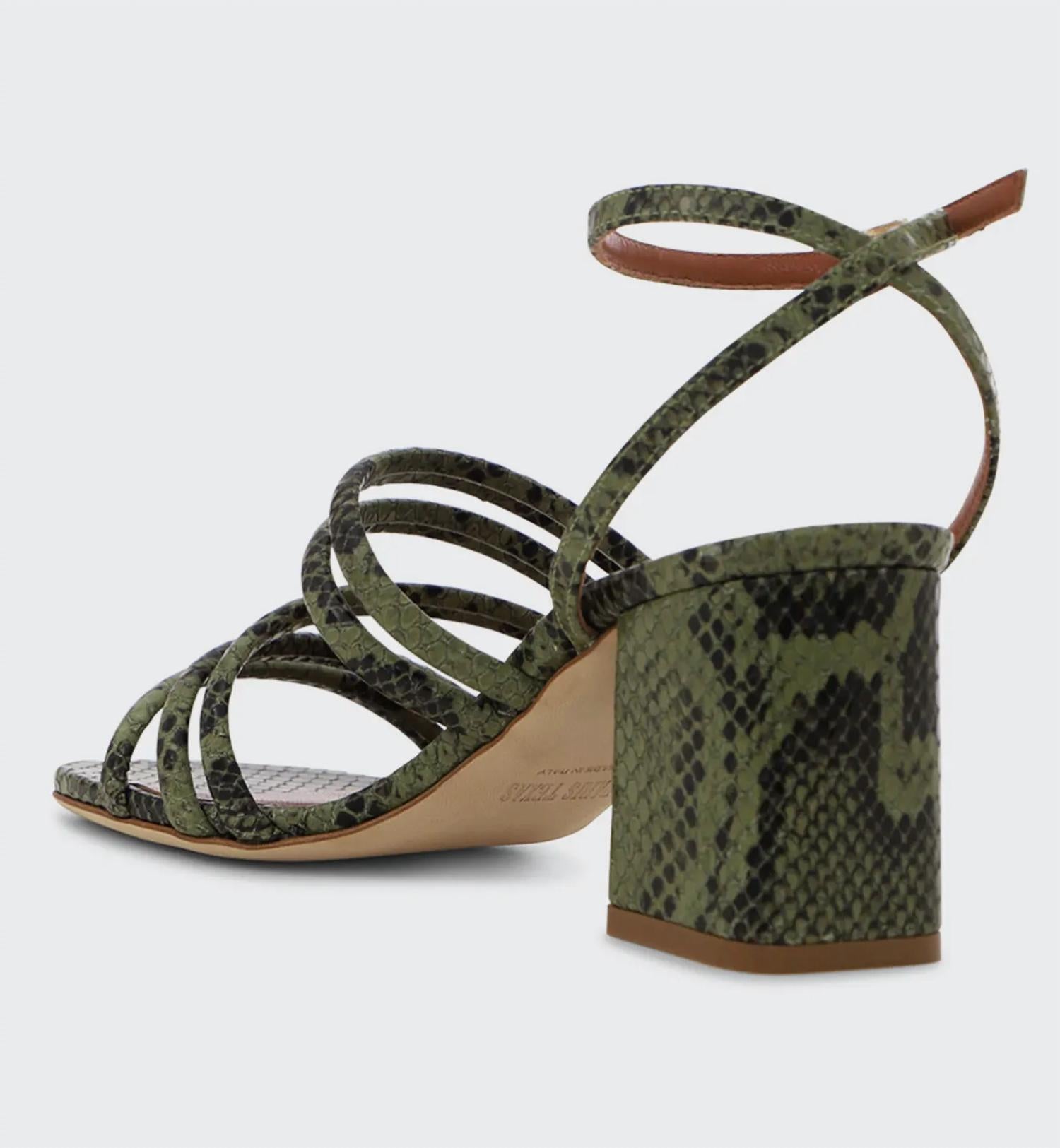 Paris Texas Women's Carla Sandals in cactus - women's sandal - alternate view