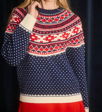 HUNTER BELL Josie Sweater in st moritz fairisle - women's sweater