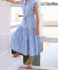 Oliphant - Cinched Flirty Midi Dress