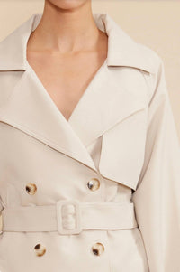 Lucy Paris - Estelle Cropped Trench Coat
