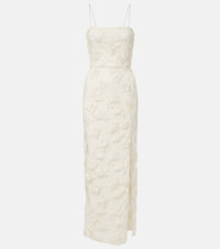 Rotate - Beaded Maxi Slit Dress