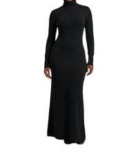 LISA YANG Ailina Knit Dress in black - women's dress