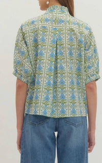 Entro - Floral Vines Top