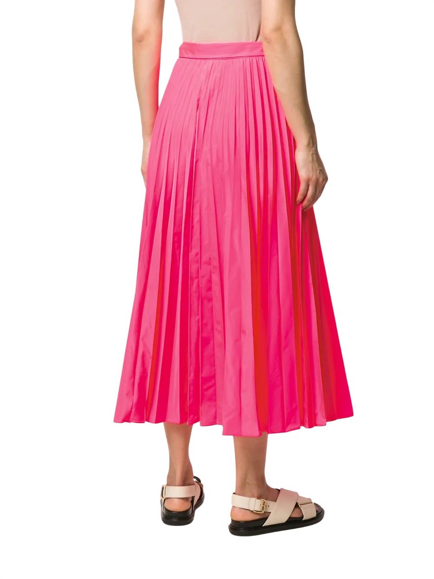 Valentino - Women's Tied-waist Pleated Skirt
