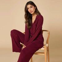 Softies - Aria- Slim Notch Collar Pajama Set