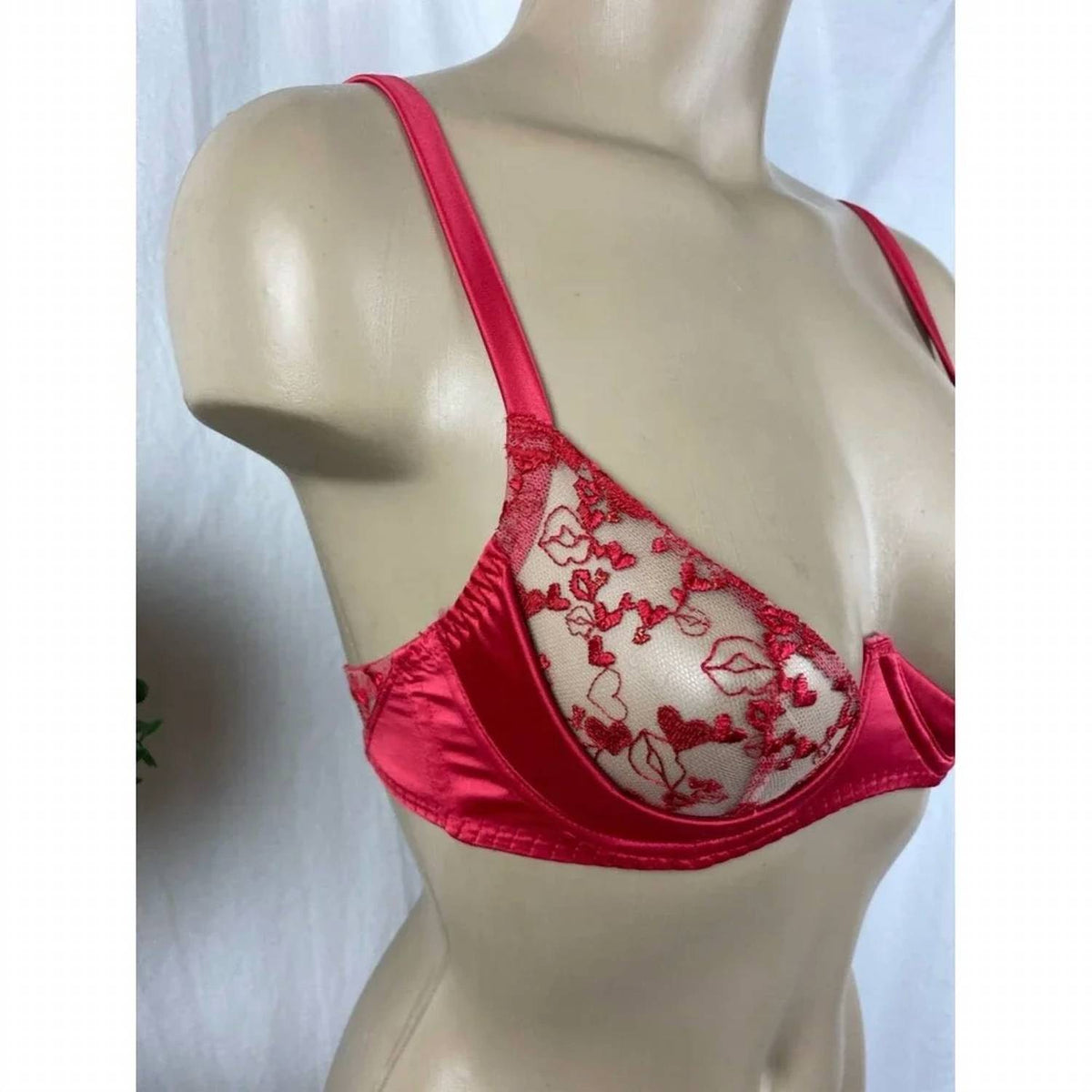 Coco De Mer - Women's Balconette Underwire Kiss Me Plunge Bra