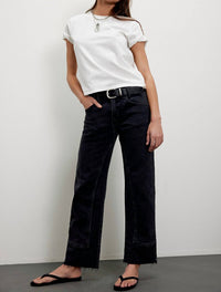 Free People - Risk Taker Mid Rise Straight Leg Jeans