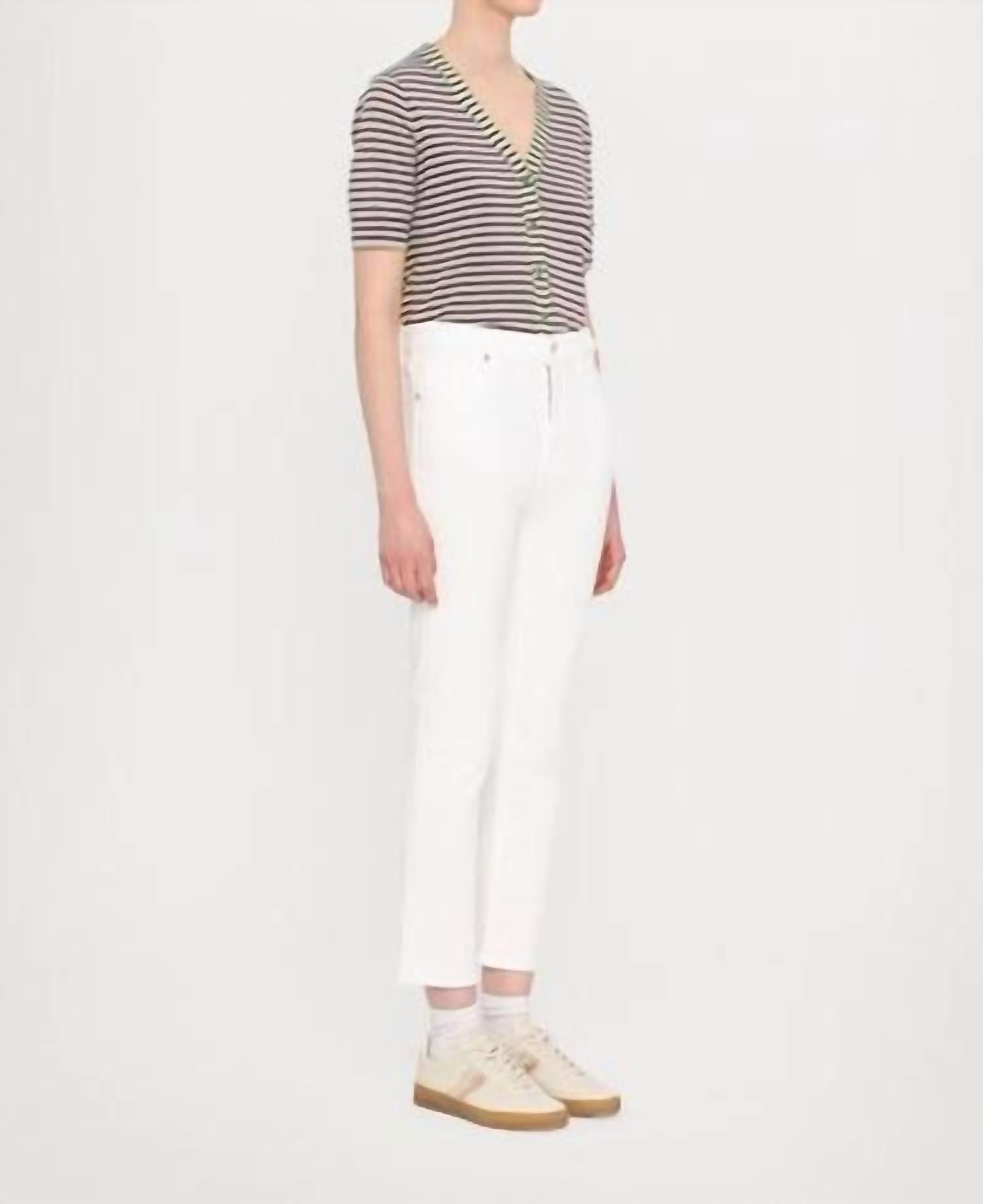 Frame - Pencil Crop Straight Leg Jeans
