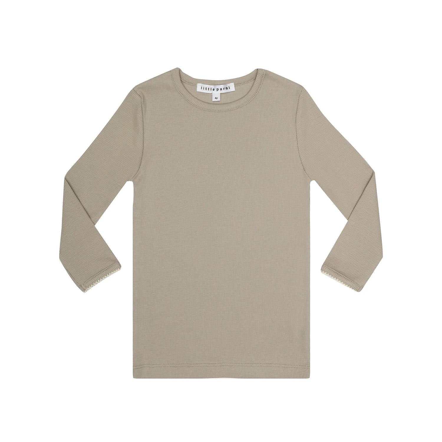 Little Parni - Boys Ribbed Shell With Trim Tee