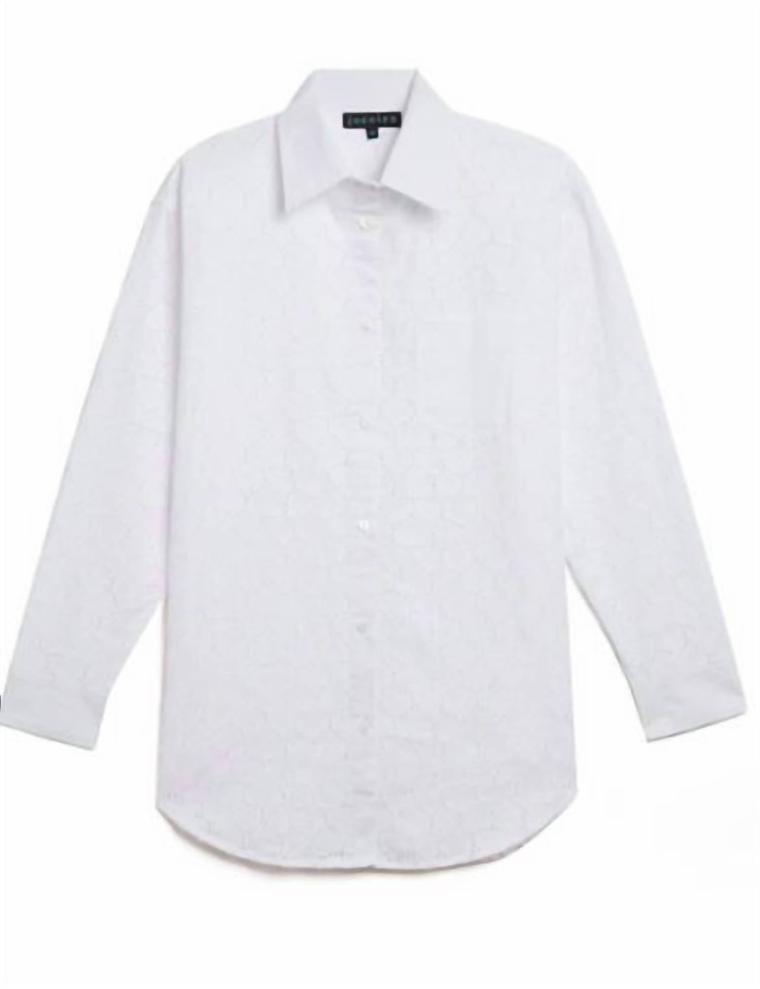 Jocelyn - Eyelet Oversized Shirt
