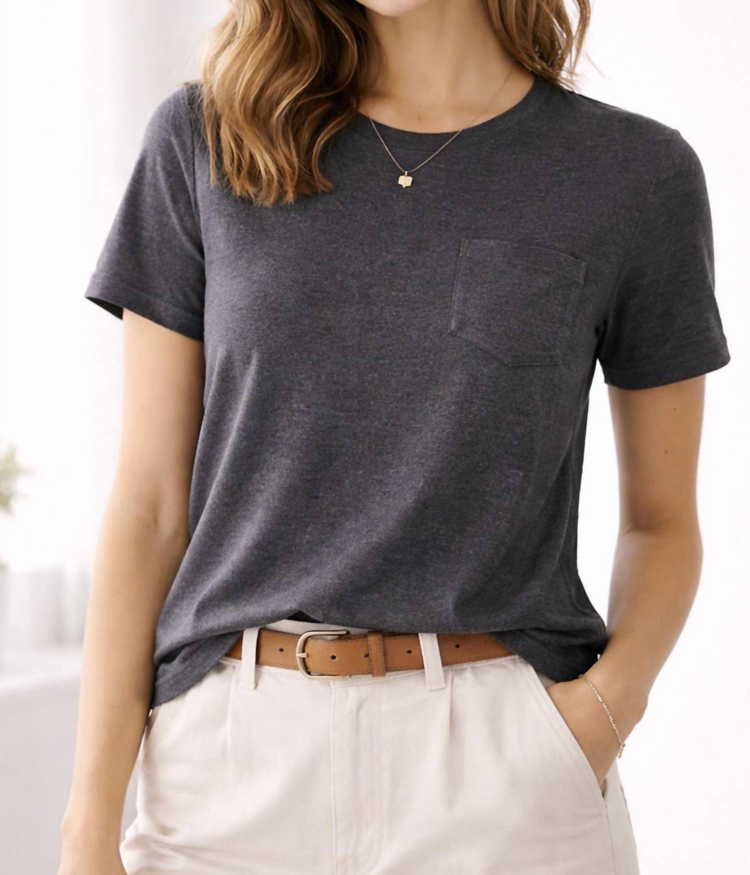 Arch4 Cashmere - Shia Short-sleeved Jersey T-shirt