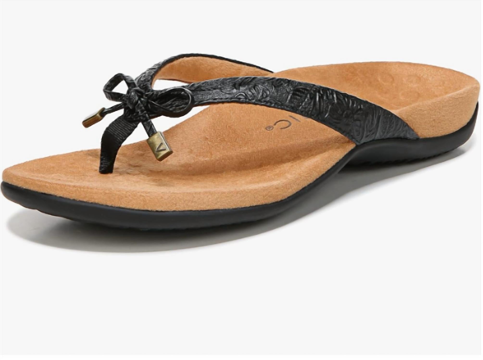 VIONIC Women's Rest Bella Slipper in black - women's shoe