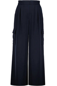 Bishop + Young - Pull-on Satin Cargo Pant
