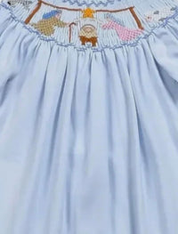 Baby Loren - Kid's Nativity Smocked Footie