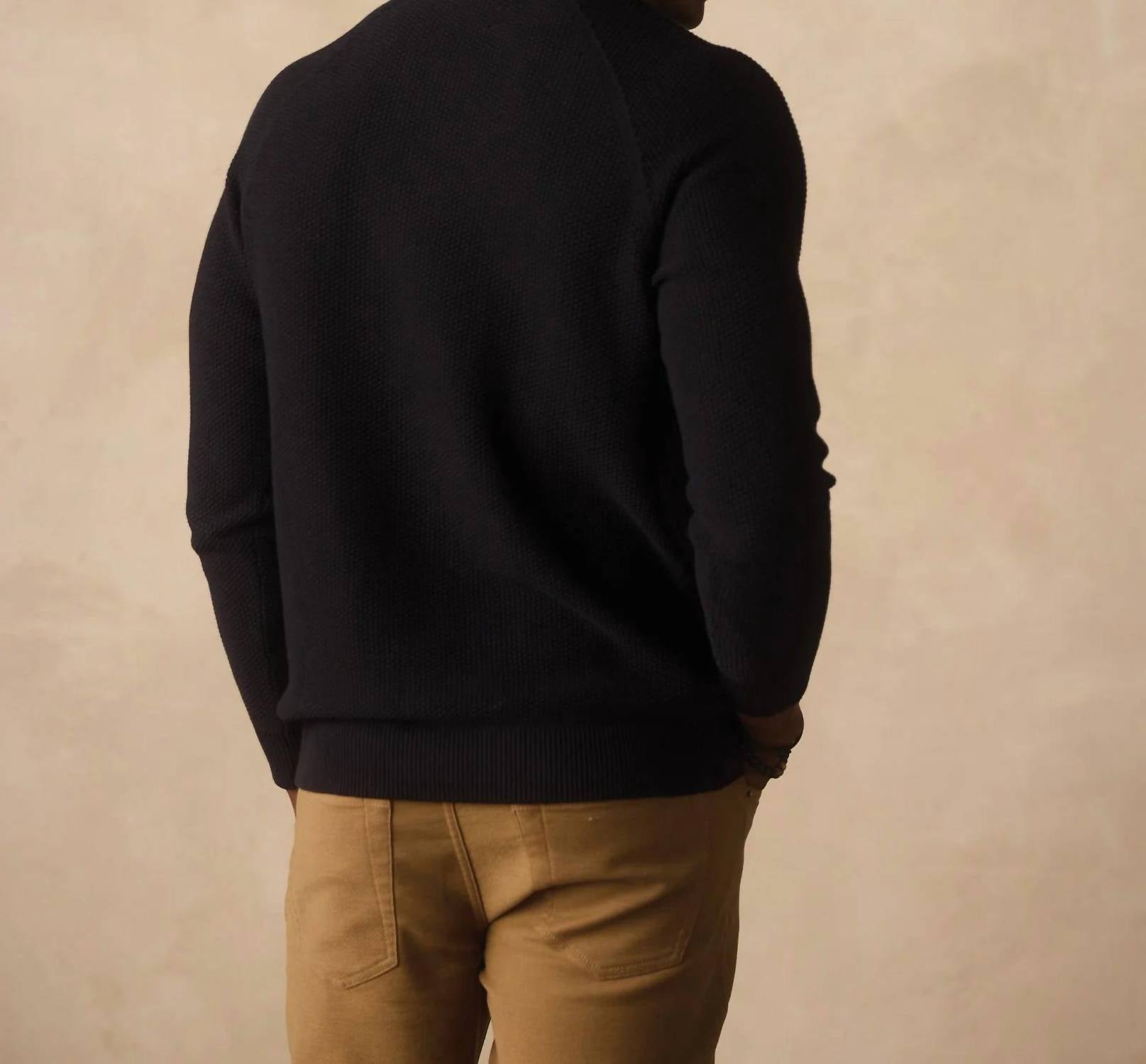 The Normal Brand - Coolmax Textured Henley Sweater