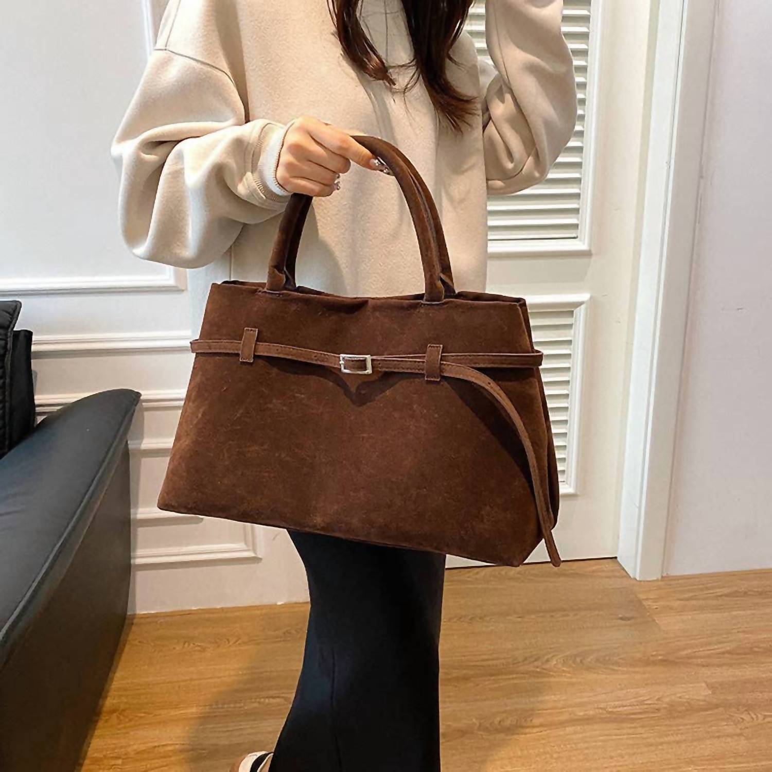 Vividlux - Suede Tote Bag