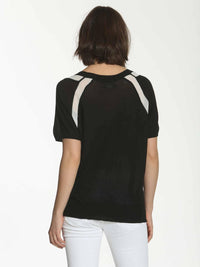 Sheer Trim Scoop Top