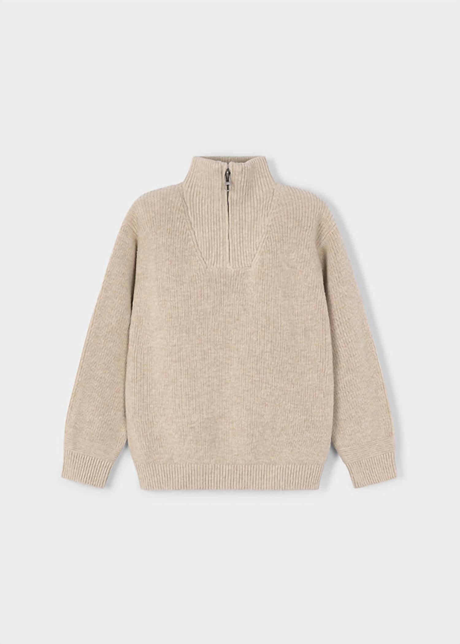 Mayoral - Boy's Quarter Zip Sweater