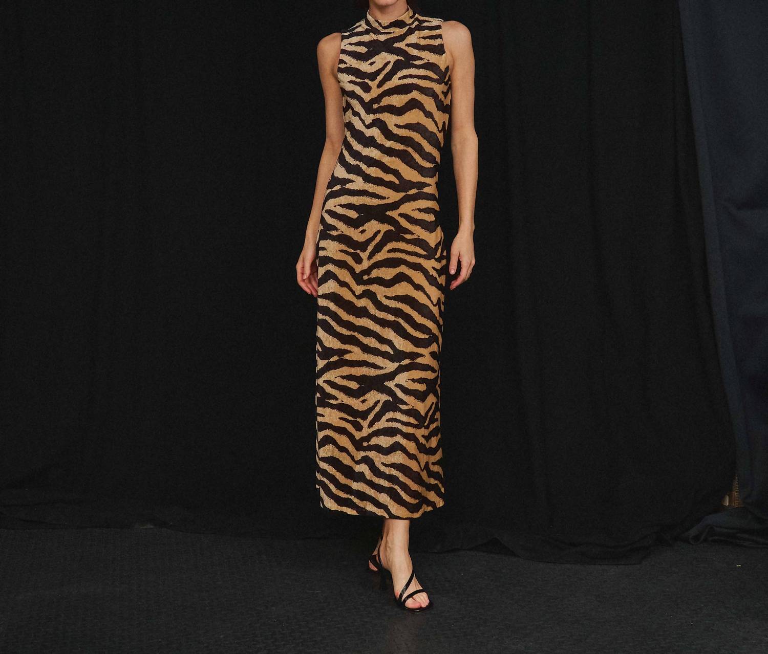 Able - Animal Print Maxi Dress