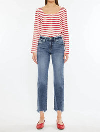 Kancan - Katherine High Rise Slim Straight Jeans