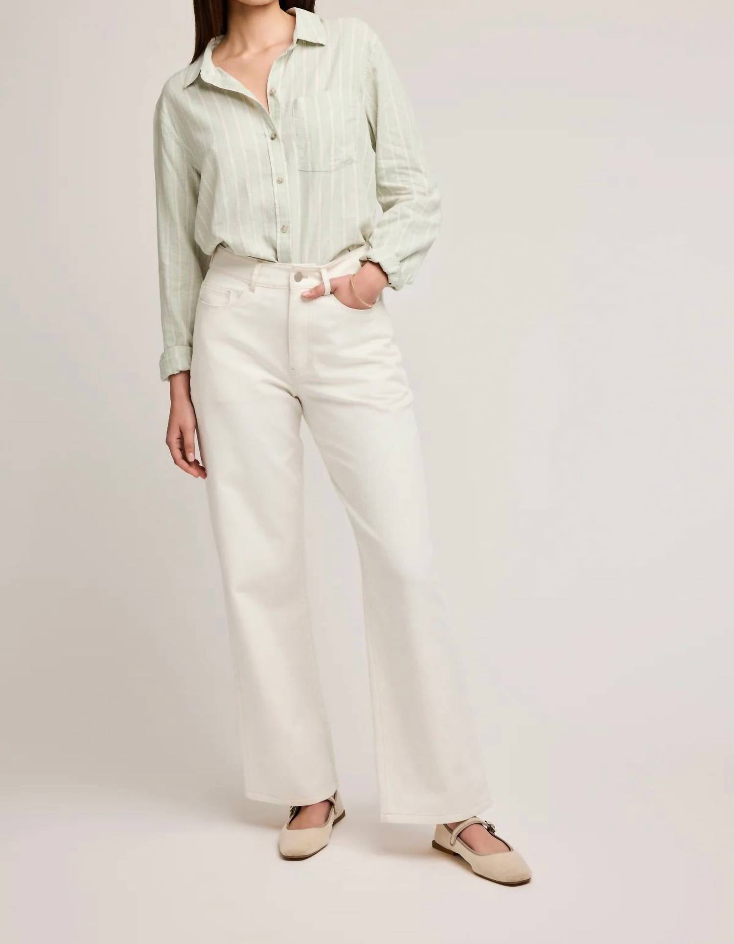Gentle Fawn - Women's Dominique Striped Button Down Shirt