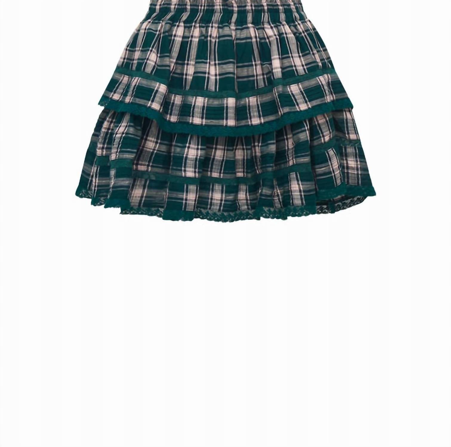 Loveshackfancy - Ruffle Mini Tartan Skirt