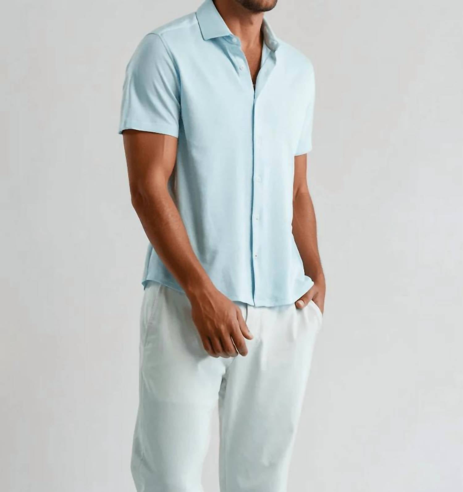 Stone Rose - Tone Pique Short Sleeve T-series Shirt
