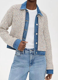 Blanknyc - Sweater Trucker Jacket
