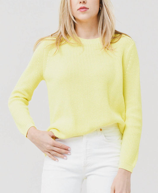 525 America - THE EMMA CREWNECK SHAKER STITCH SWEATER